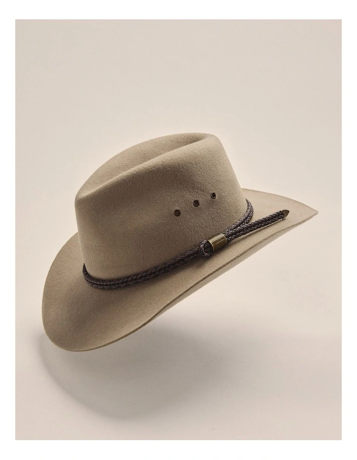 Country Fur Blend Hat 4HAU001BR in Brown image 2