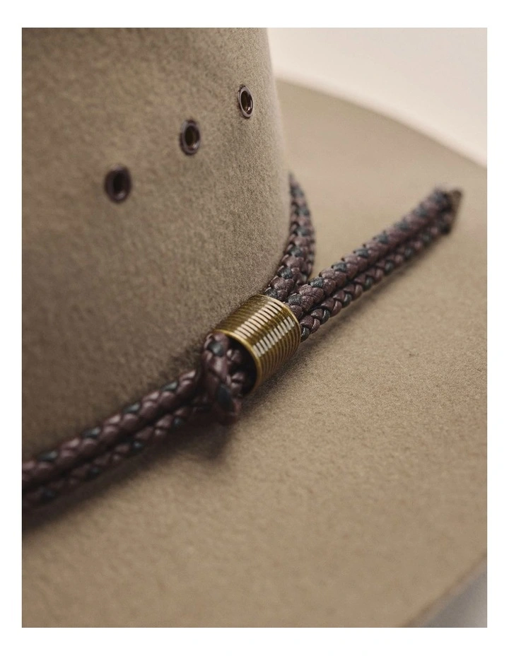 Country Fur Blend Hat 4HAU001BR in Brown image 3