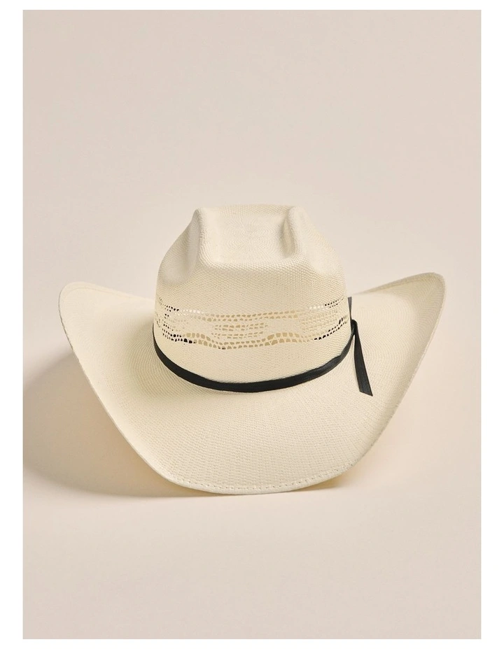 Butte Low Crown Bangora Hat in Natural image 1