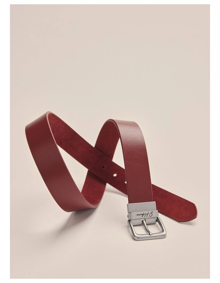 Sundown Reversable Belt in Pilbra Red image 3