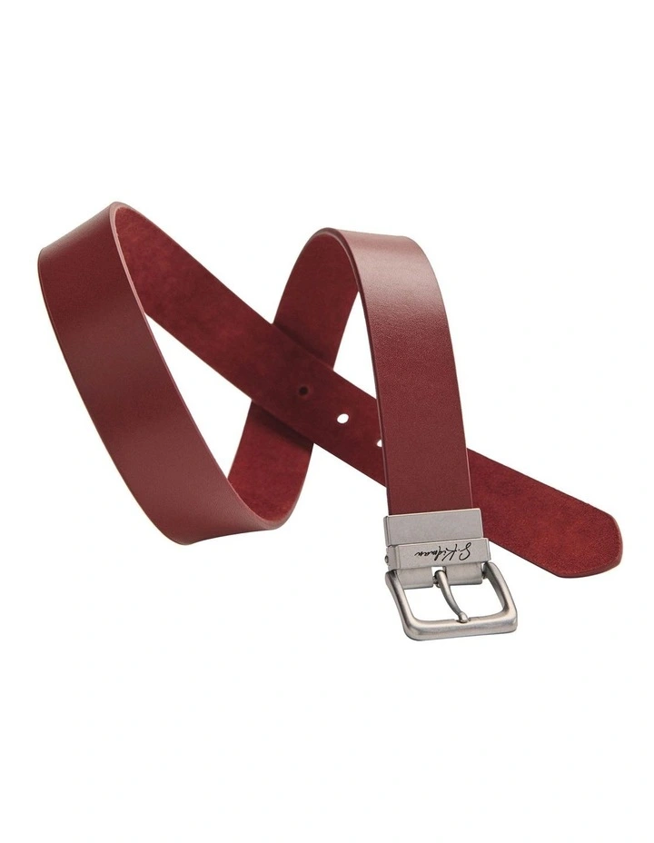 Sundown Reversable Belt in Pilbra Red image 3
