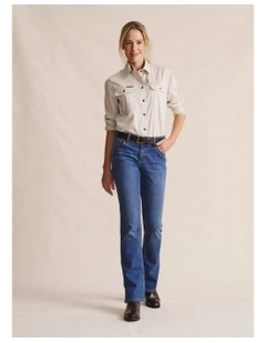 Bimbi Boot Leg Low Rise (Reg 34) Jean in Mid Wash