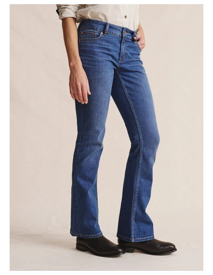 Bimbi Boot Leg Low Rise (Reg 34) Jean in Mid Wash image 3