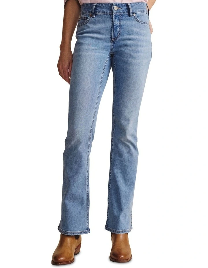 Bimbi Boot Leg Low Rise (Reg 34) Jean in Light Wash image 1