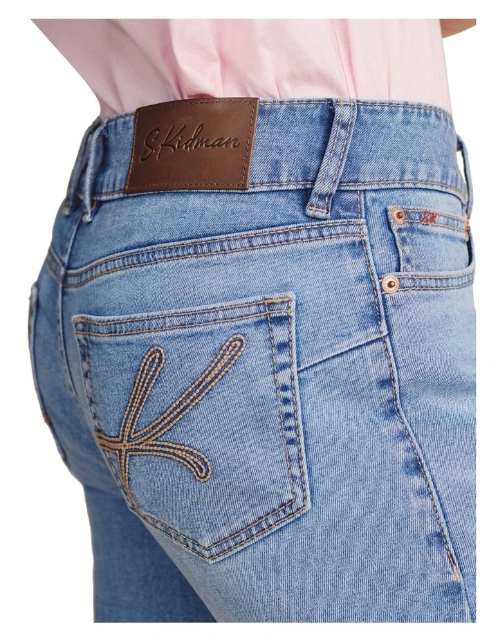 Bimbi Boot Leg Low Rise (Reg 34) Jean in Light Wash image 4