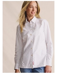 Lennard Long Sleeve Shirt 1SHW00015 in White