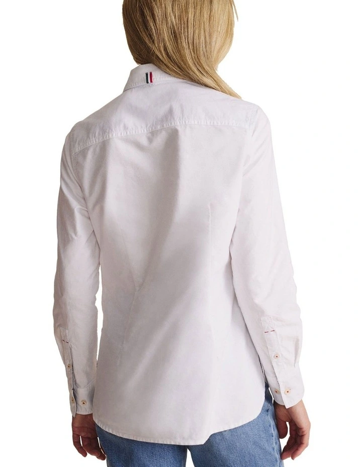 Lennard Long Sleeve Shirt 1SHW00015 in White image 2