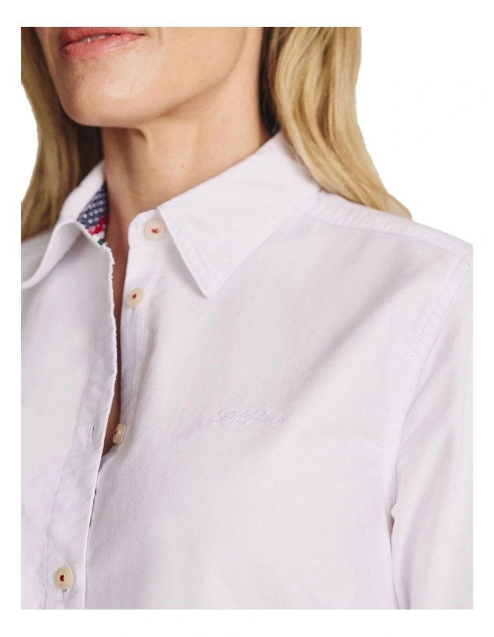Lennard Long Sleeve Shirt 1SHW00015 in White image 4