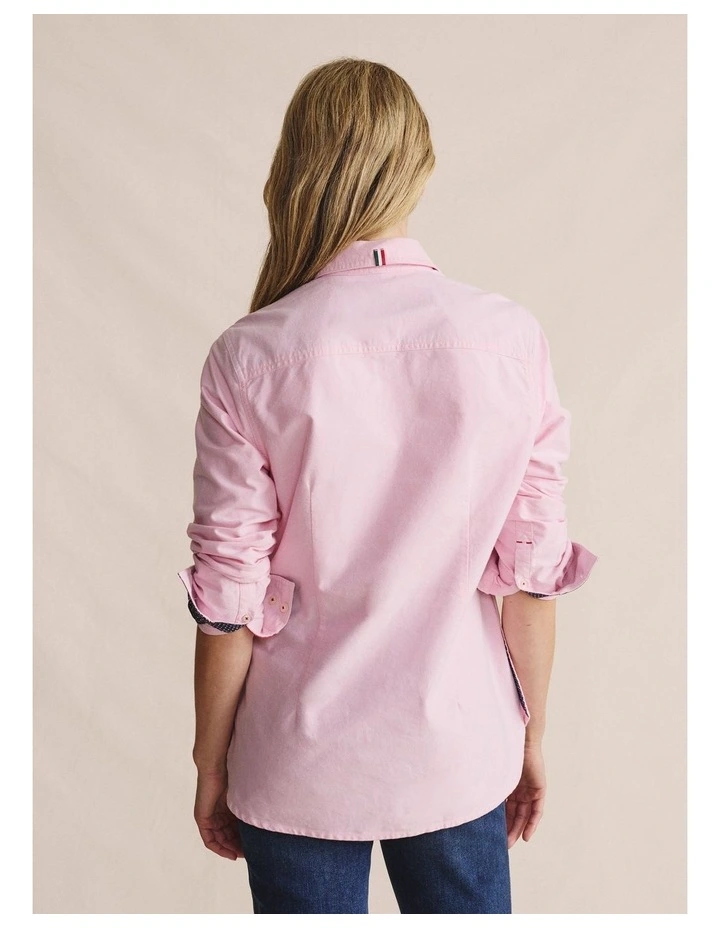 Lennard Long Sleeve Shirt 1SHW00015 in Pale Pink image 2