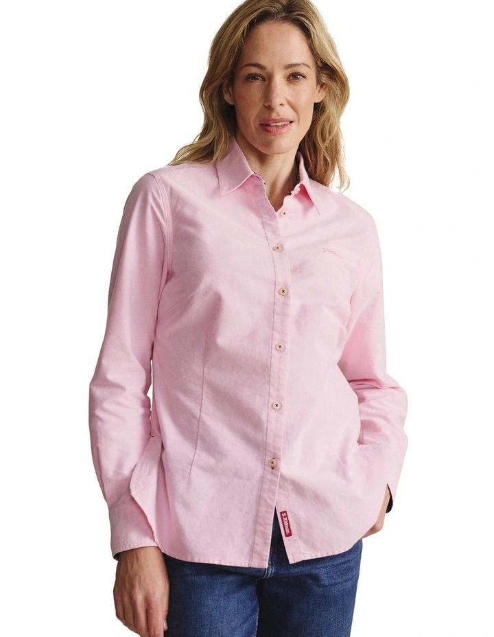 Lennard Long Sleeve Shirt 1SHW00015 in Pale Pink image 5