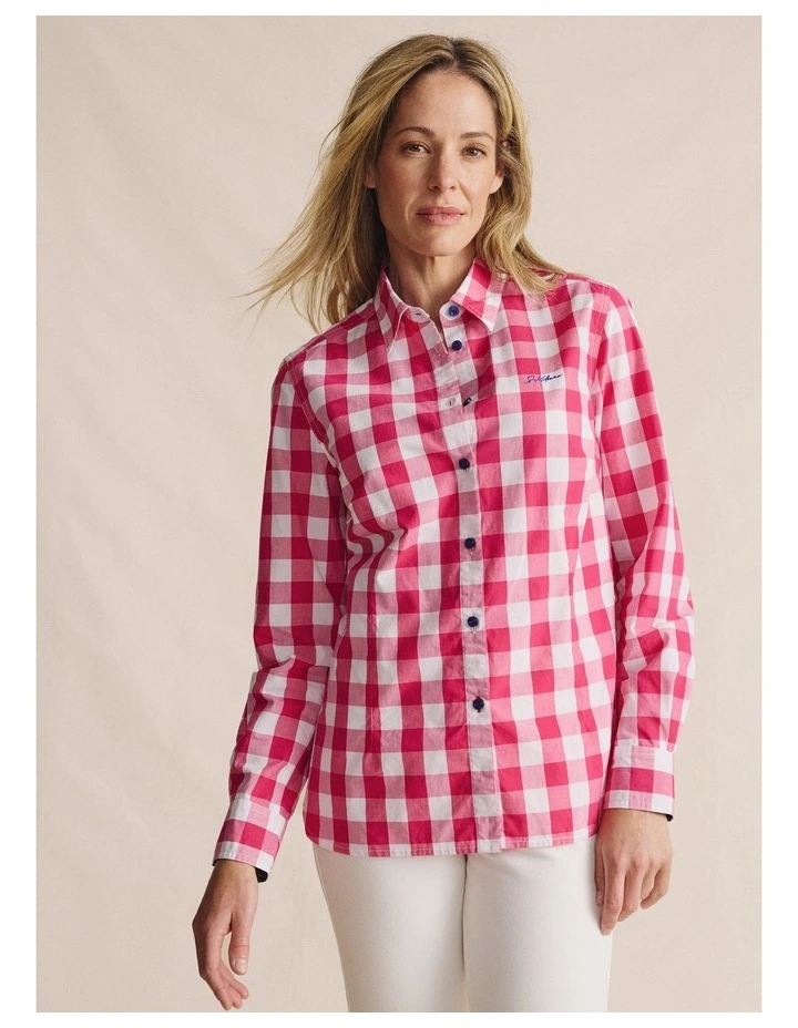 Redbank Long Sleeve Shirt 1SHW00016 in Pink image 1