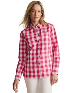 Redbank Long Sleeve Shirt 1SHW00016 in Pink