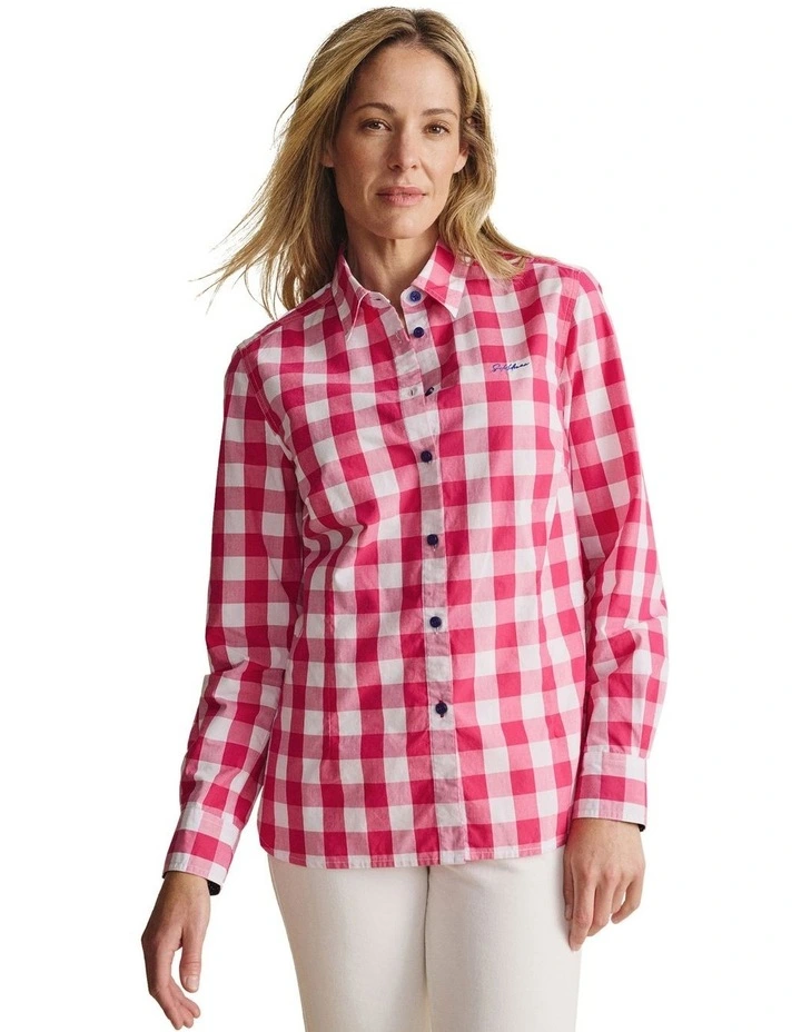 Redbank Long Sleeve Shirt 1SHW00016 in Pink image 1