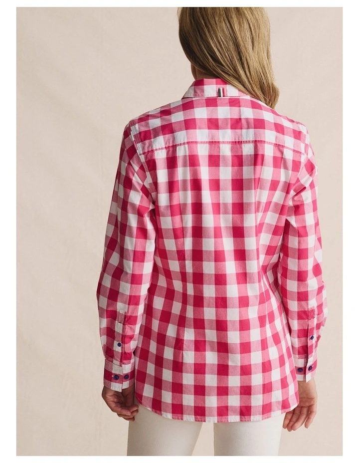 Redbank Long Sleeve Shirt 1SHW00016 in Pink image 2
