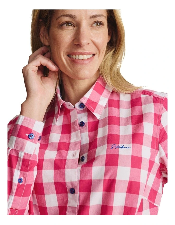Redbank Long Sleeve Shirt 1SHW00016 in Pink image 4