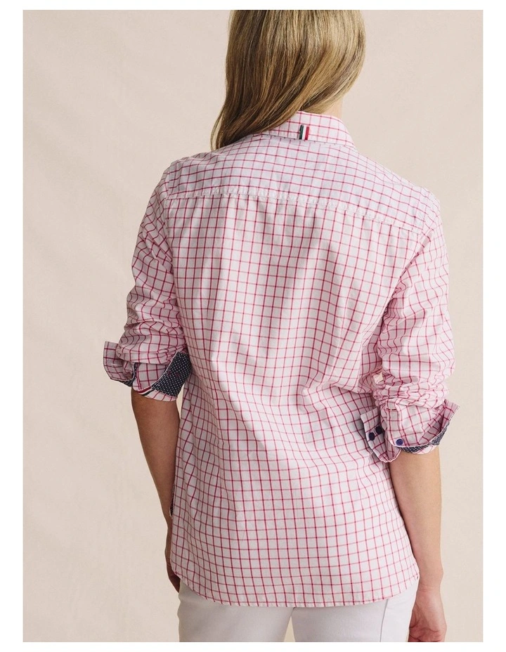 Capertee Long Sleeve Shirt 1SHW00017 in Pink image 2