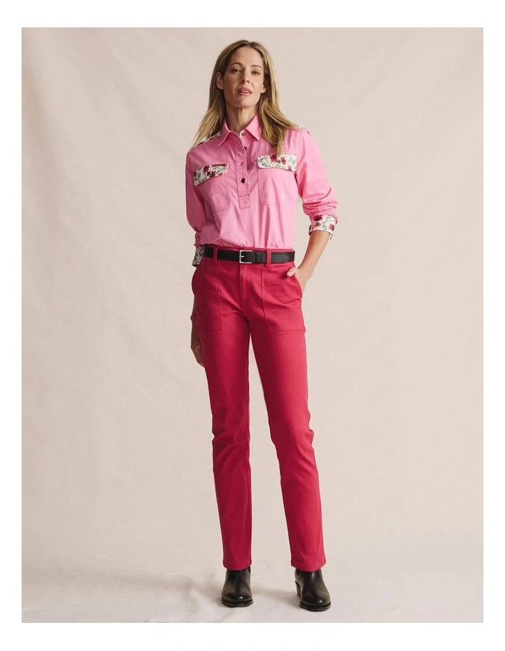 Mossman Cargo Pant 1PAW00014 in Red image 5