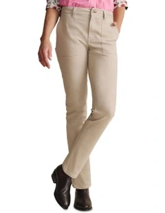 Mossman Cargo Pant 1PAW00014 in Stone
