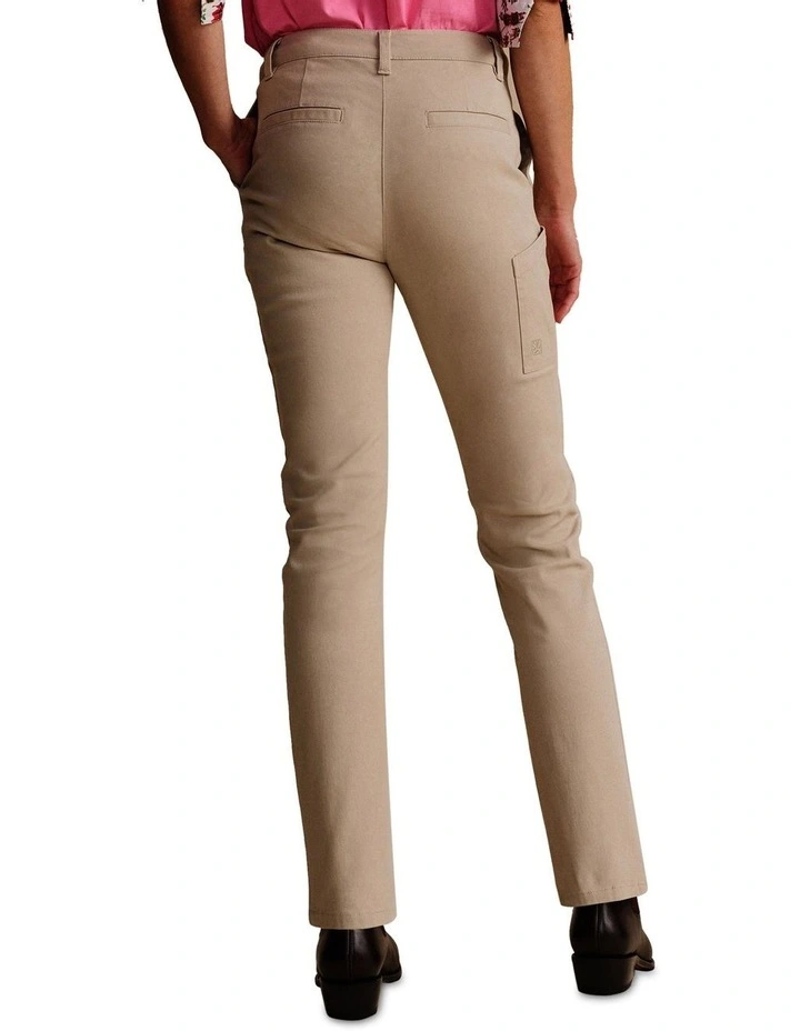 Mossman Cargo Pant 1PAW00014 in Stone image 2