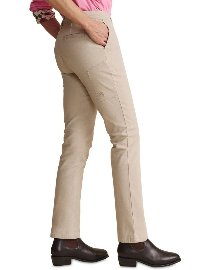 Mossman Cargo Pant 1PAW00014 in Stone image 4
