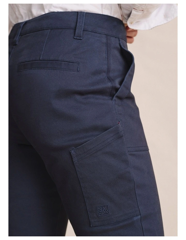 Mossman Cargo Pant 1PAW00014 in Navy image 3
