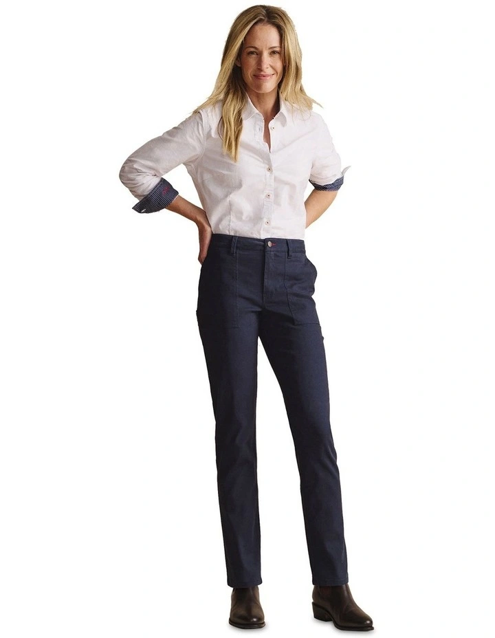 Mossman Cargo Pant 1PAW00014 in Navy image 3