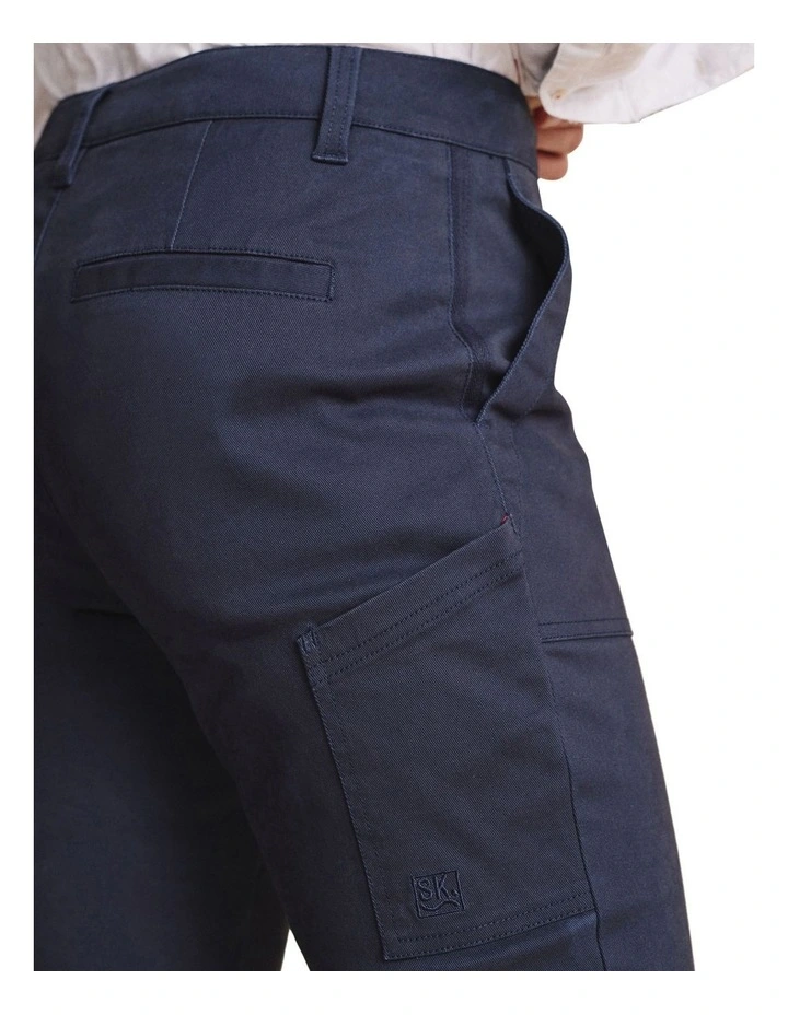 Mossman Cargo Pant 1PAW00014 in Navy image 4