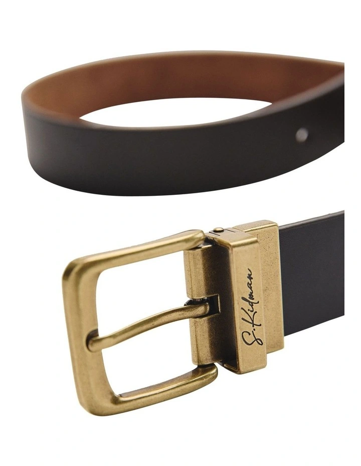 Sundown Reversable Belt K0020CHE in Chestnut image 4