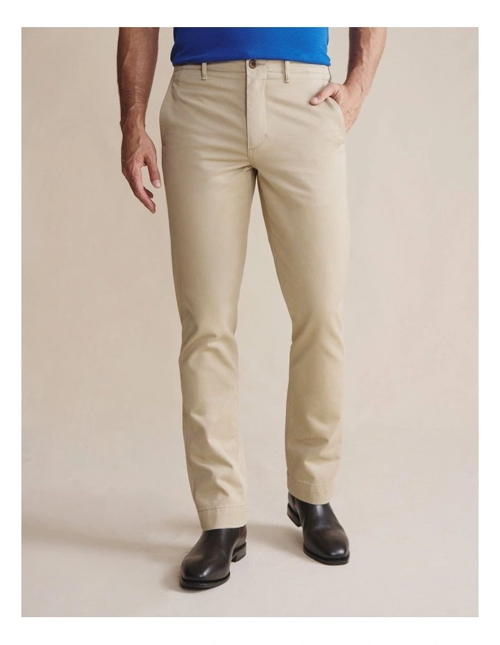 Menindi Chino Pant 1PAM00156 in Stone image 1