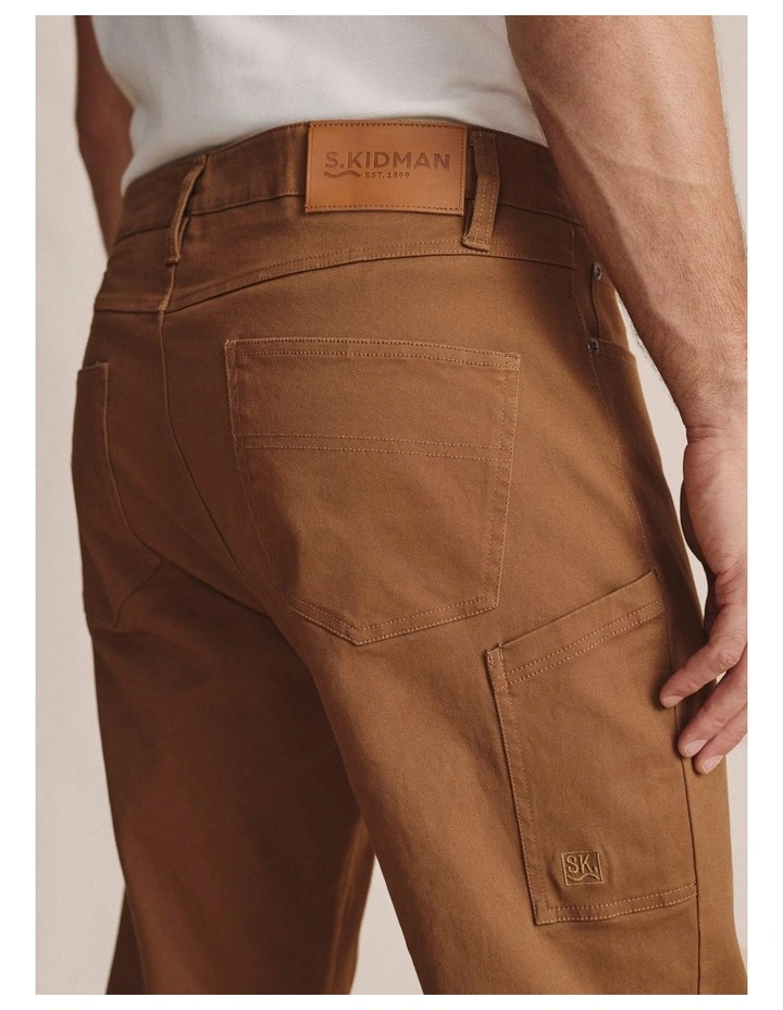 Serpentine 5 Pocket Pant 1PAM00010 in Tobacco image 3