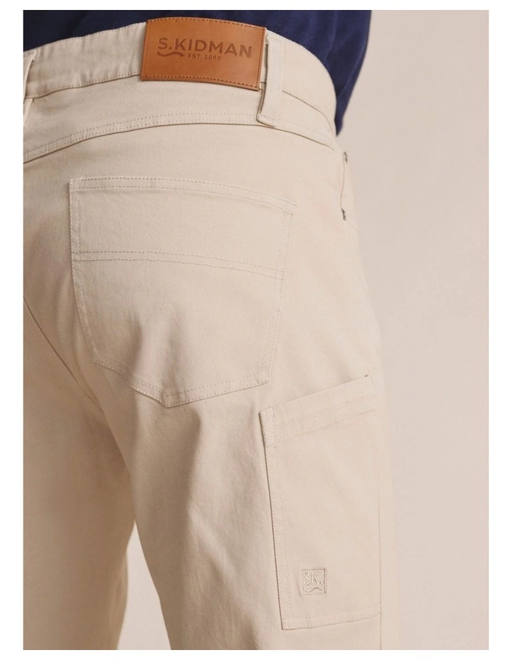 Serpentine 5 Pocket Pant 1PAM00010 in Stone image 3