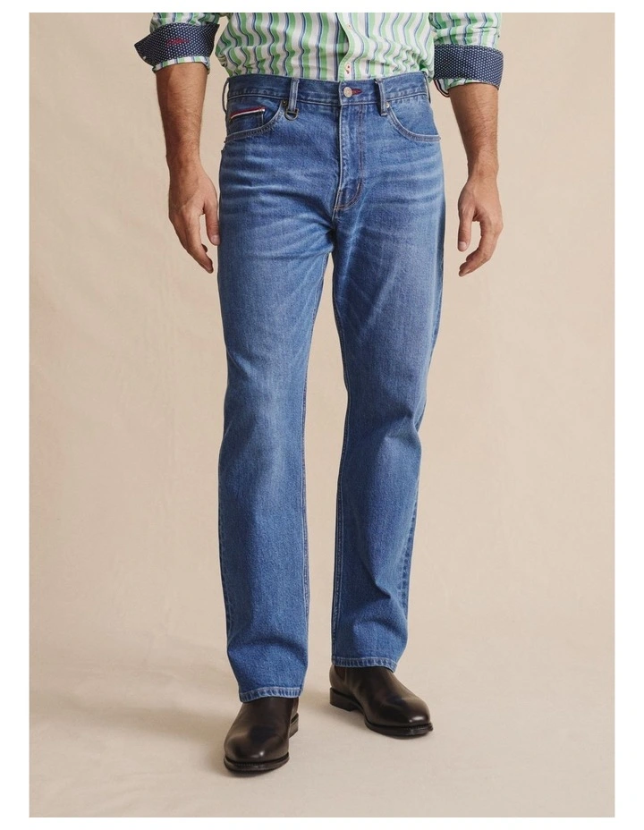Camden 5 Pocket (Reg 32) Mid Rise Jeans 1PAM00048R in Vintage Wash image 1