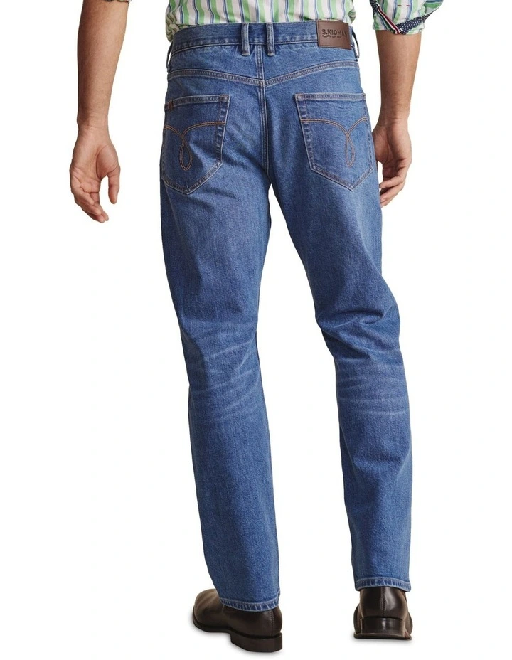 Camden 5 Pocket (Reg 32) Mid Rise Jeans 1PAM00048R in Vintage Wash image 2