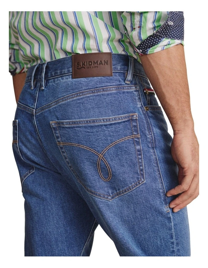 Camden 5 Pocket (Reg 32) Mid Rise Jeans 1PAM00048R in Vintage Wash image 3