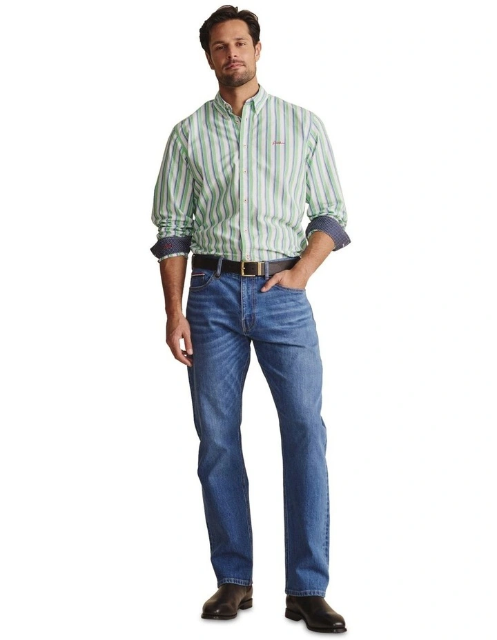 Camden 5 Pocket (Reg 32) Mid Rise Jeans 1PAM00048R in Vintage Wash image 4