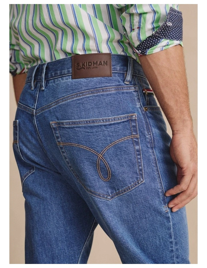 Camden 5 Pocket (Long 38) Mid Rise Jeans 1PAM00048L in Vintage Wash image 3