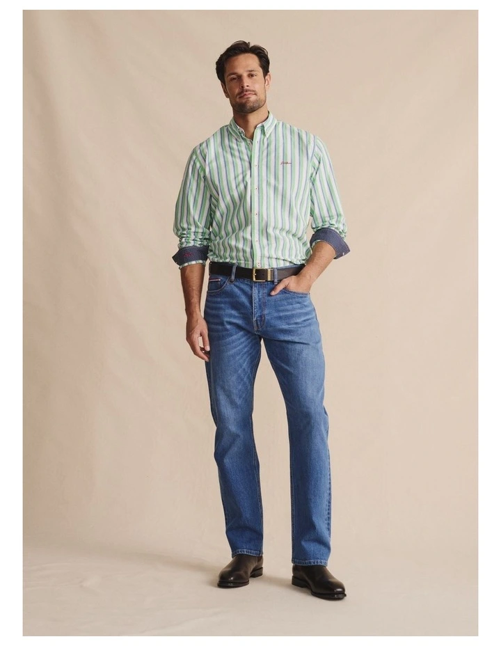 Camden 5 Pocket (Long 38) Mid Rise Jeans 1PAM00048L in Vintage Wash image 4