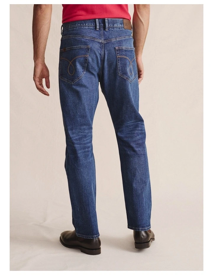 Camden 5 Pocket Jeans (Reg32) Mid Rise 1PAM00048R in Mid Wash image 3