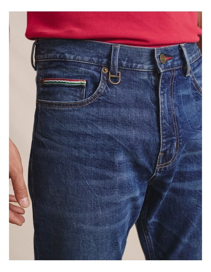 Camden 5 Pocket (Long 38) Mid Rise Jeans 1PAM00048L in Mid Wash image 3