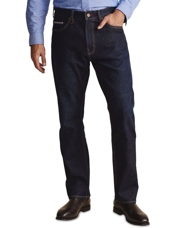 Camden 5 Pocket (Reg 32) Mid Rise Jeans 1PAM00048R in Dark Wash image 1