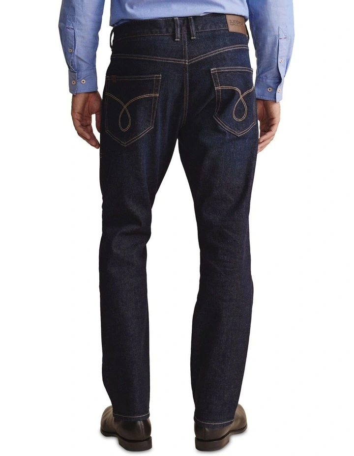 Camden 5 Pocket (Reg 32) Mid Rise Jeans 1PAM00048R in Dark Wash image 2