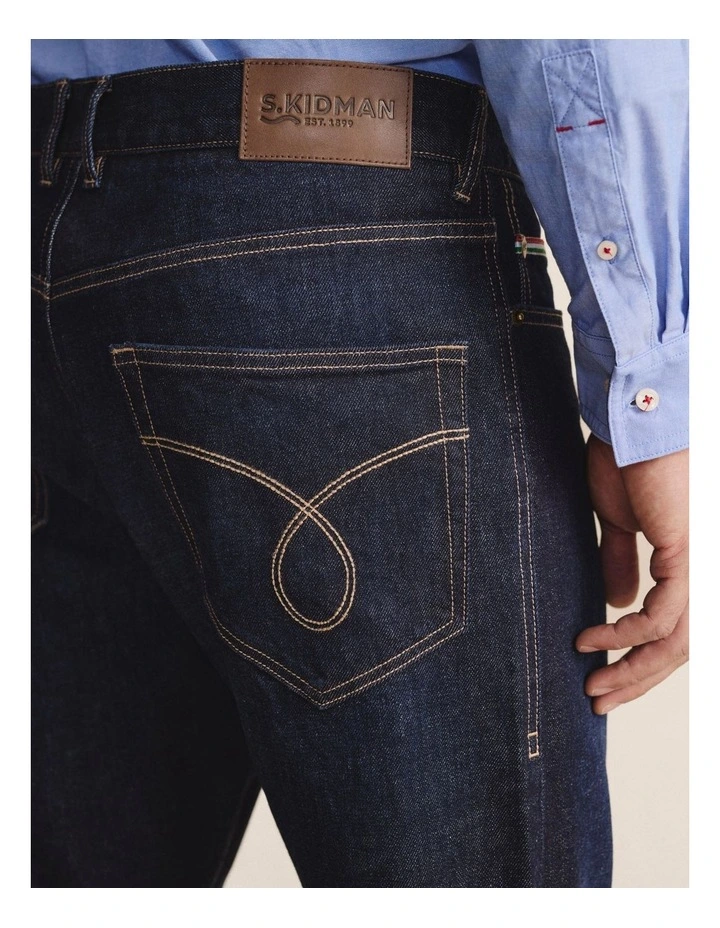 Camden 5 Pocket (Reg 32) Mid Rise Jeans 1PAM00048R in Dark Wash image 3