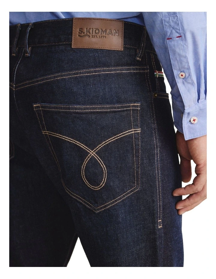 Camden 5 Pocket (Long 38) Mid Rise Jeans 1PAM00048L in Dark Wash image 4