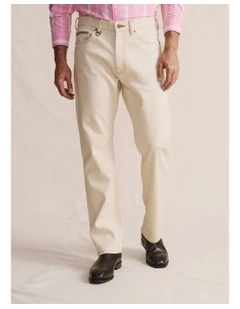 5 Pocket (Long 38) Mid Rise Jeans 1PAM00152L in Ecru