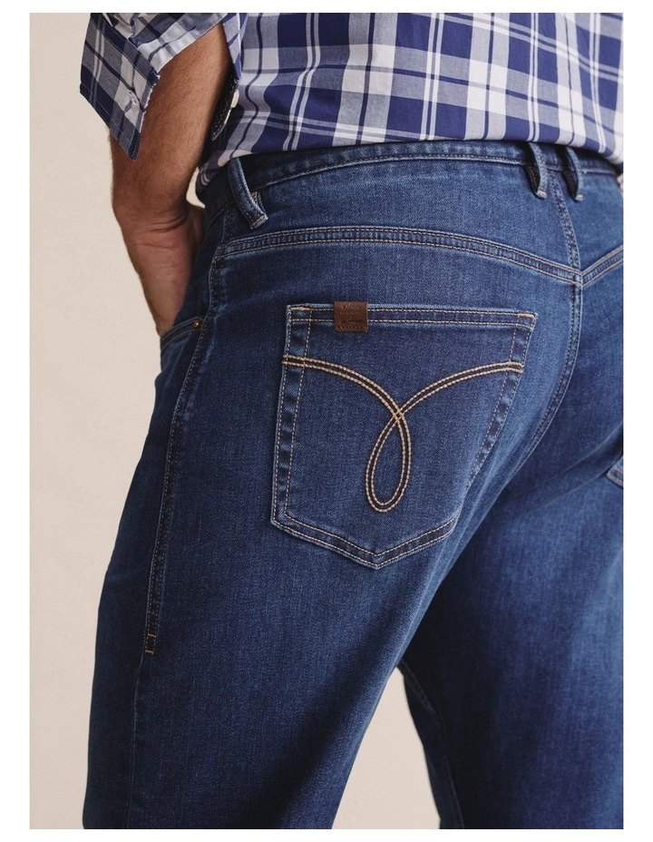 Kilmore 5 Pocket (Long 38) Mid Rise Jeans 1PAM00151L in Mid Wash image 4