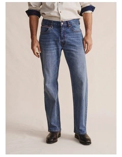 Geurie 5 Pocket (Reg 32) Mid Rise Jeans 1PAM00050R in Mid Wash