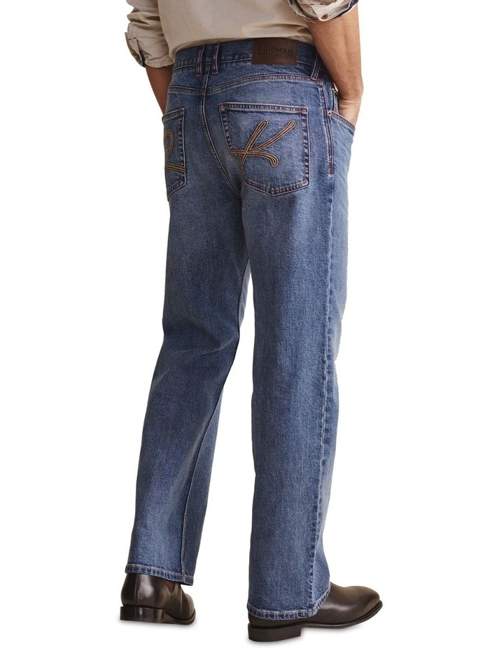 Geurie 5 Pocket (Reg 32) Mid Rise Jeans 1PAM00050R in Mid Wash image 2