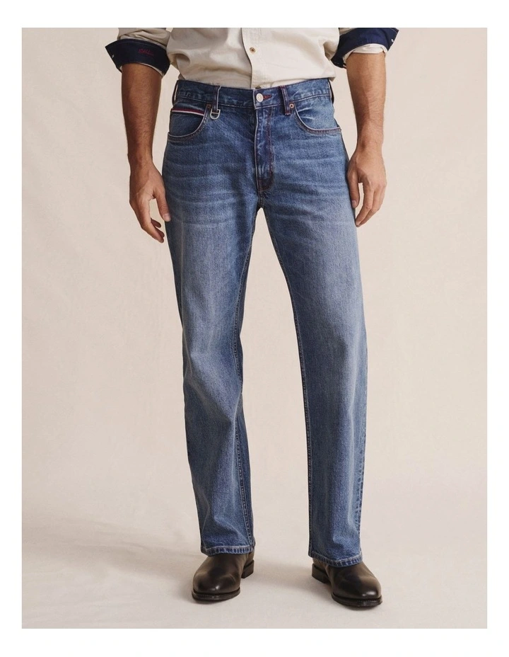 Geurie 5 Pocket (Long 38) Mid Rise Jean 1PAM00050L in Mid Wash image 1