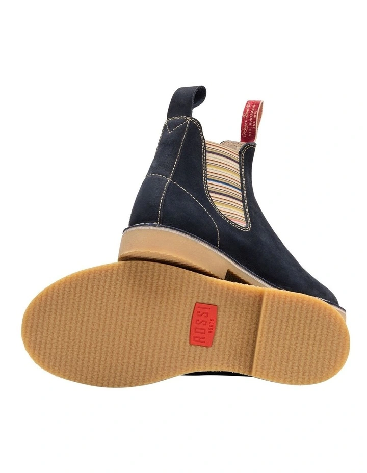Burnett Stichdown 4008 Chelsea Boot in Navy image 3