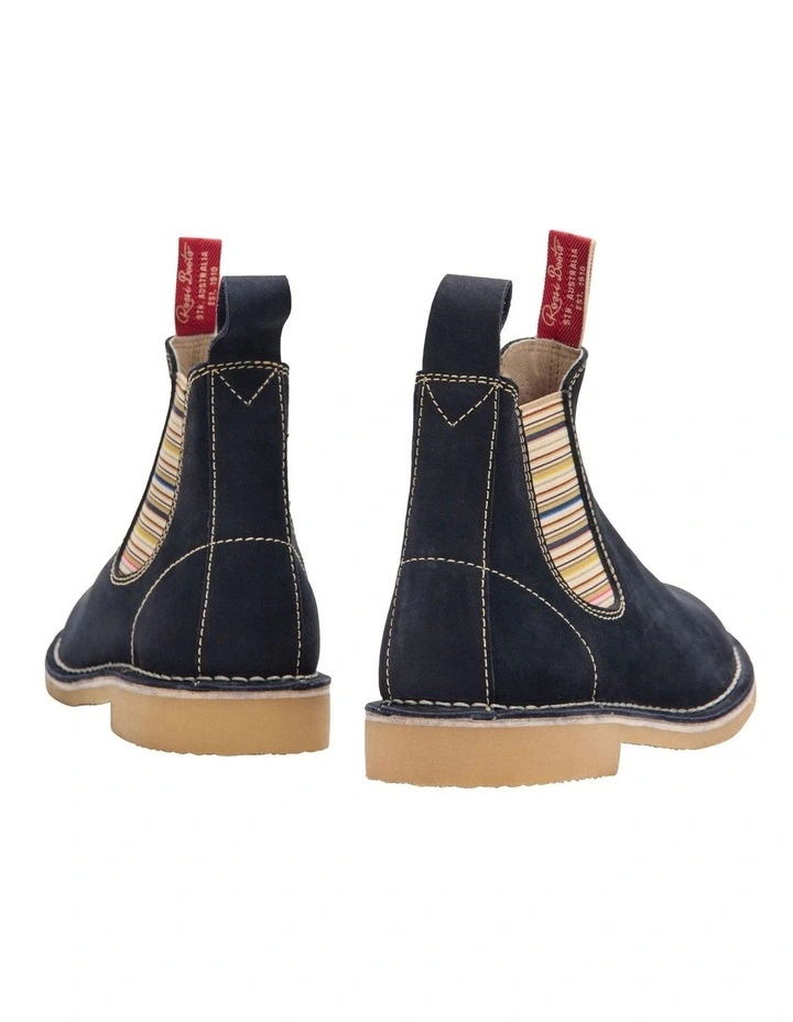 Burnett Stichdown 4008 Chelsea Boot in Navy image 4